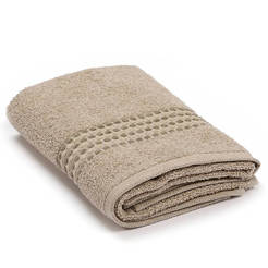 Bath towel 50 x 100 cm 100% cotton 460 g / sq.m. Beige Classes