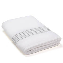 Bath towel 50 x 100 cm 100% cotton 460 g / sq.m. White Classes