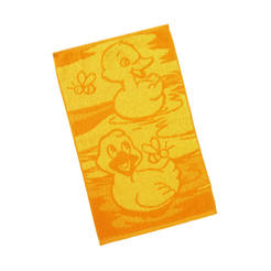 Children's towel Duck - 30 x 50 cm, 400 g / sq m, yellow