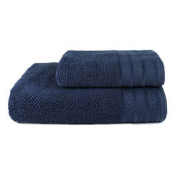 Towel Riga - 50 x 90 cm, 100% cotton, denim