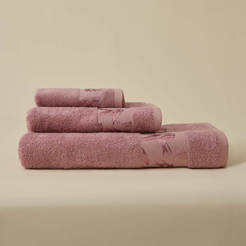 Хавлиена кърпа за баня 50 x 100см, 70% памук 30% бамбук, 500гр/кв.м. лилава BAMBU