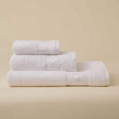 Bath towel 50 x 100 cm, 70% cotton 30% bamboo, 500 g / sq.m. white BAMBU