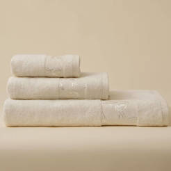 Банное полотенце 76 х 152 см, 70% хлопок, 30% бамбук, 500 г / кв.м. БАМБУ крем
