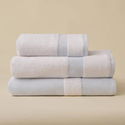 Хавлиена кърпа за баня 50 х 100см 97% памук 3% лен 500гр/кв.м. синя Kilyos Hamam