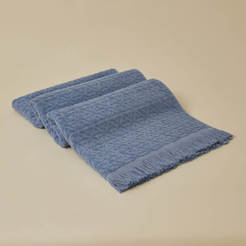 Bath towel 50 x 90 cm 100% cotton 550 g / sq.m. blue Helix