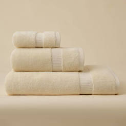 Хавлиена кърпа за баня 30 х 50см 100% памук 600гр/кв.м. крем Ilda