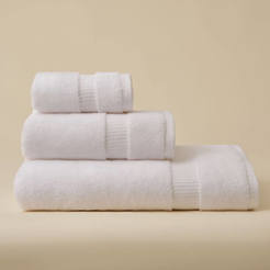 Bath towel 30 x 50 cm 100% cotton 600 g / sq.m. white Ilda