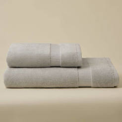 Хавлиена кърпа за баня 30 х 50см 100% памук 600гр/кв.м. сива Ilda