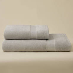 Bath towel 76 x 152 cm 100% cotton 600 g / sq.m. gray Ilda