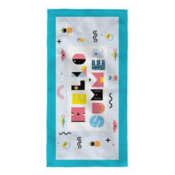 Beach towel 76 x 152 cm Summer print