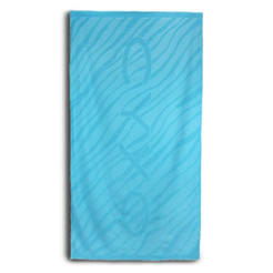 Beach towel 95x180cm 100% cotton Dune blue