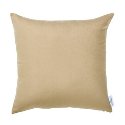 Decorative pillow 40x40 cm one color beige