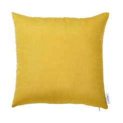 Декоративна възглавница 40х40см едноцветна жълта