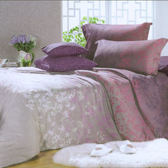 Bedding set 4 parts Tanita, double, Ranfors, print Sale