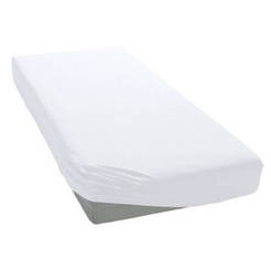 Sheet with elastic 90 x 200 cm, ranfors, white