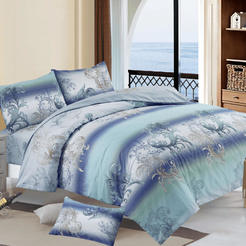 Lightweight 3-piece Ranfors Libris print bedding set