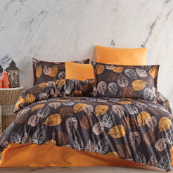 Bed linen set single 3 pieces, Ranfors Palm print