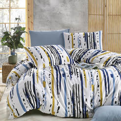 Bettwäscheset 3-teilig Polycotton Druck 4270-1