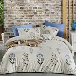 Спално бельо комплект 3 части поликотон щампа 100020