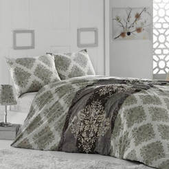 Спално бельо комплект 3 части поликотон щампа 9637-02