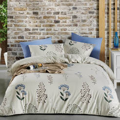 Спално бельо комплект 4 части поликотон щампа 100020