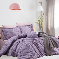 Спално бельо комплект 4 части поликотон щампа 56476-02