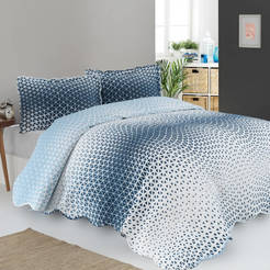 Спално бельо комплект 4 части поликотон щампа 20566-1