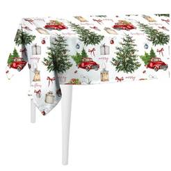 Weihnachtstischdecke 140 x 220cm Weihnachtsbaum