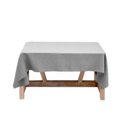 Tablecloth 150 x 220 cm, one color gray Trinity