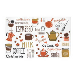 Подложка за хранене 45х30см Coffe time