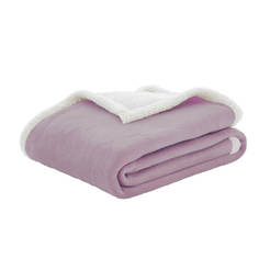 Одеяло за спалня 100% микрофибър, 130/170cм, 460г/м2 Шерпа Роза