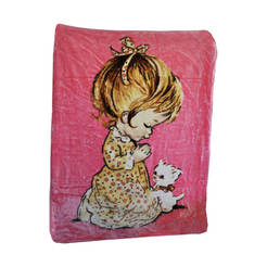 Одеяло детское Испания - 110 х 140 см, розовое