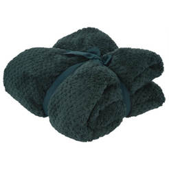 Fleece blanket 130 x 170 cm green, 230 g/sq.m.