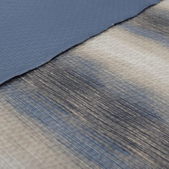 Double-sided bedroom mattress 150x210cm 100% cotton Idan blue