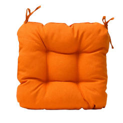 Възглавница за стол 45 х 45см, едноцветна оранжева Тринити