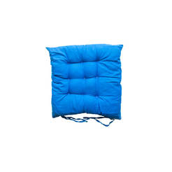 Възглавница за стол 40 х 40см - 100% памук, тъмносиня