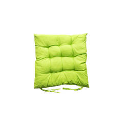 Възглавница за стол 40 х 40см - 100% памук, зелена