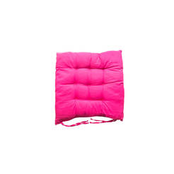 Възглавница за стол 40 х 40см - 100% памук, розова