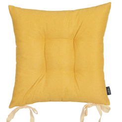 Chair cushion 43 x 43 cm Flutter, yellow