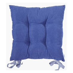 Възглавница за стол 43 х 43см Blue summer, тъмносиня