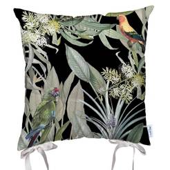 Chair cushion 43 x 43 cm Garden of Eden black bird