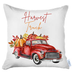 Decorative pillow 40 x 40 cm, right car autumn