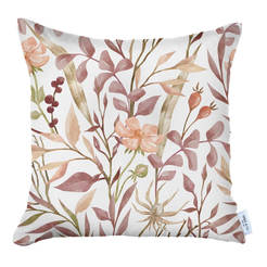 Decorative pillow 40 x 40 cm, right-hand autumn rose