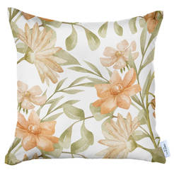 Decorative pillow 40 x 40 cm, right autumn flowers