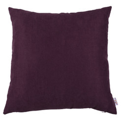 Decorative pillow 40 x 40 cm, single color burgundy