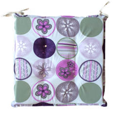 Chair cushion 45 x 45cm Tevalli with decor D03