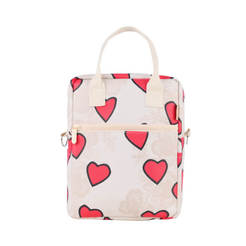 Термо чанта за обяд 7л Save the Aegean дантела/сърца ESTIA