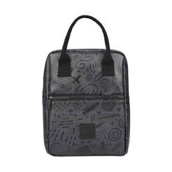 Thermal lunch bag 7l Save the Aegean black ESTIA