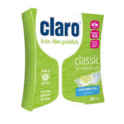 Таблетки за съдомиялна машина Claro ECO Classic, 40 броя
