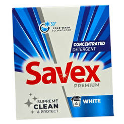 Прах за пране 300гр Савекс 2в1 за бели тъкани 5